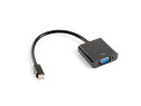 foto de ADAPTADOR LANBERG MINIDISPLAYPORT MACHO/VGA HEMBRA 20CM NEGRO