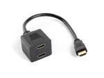 foto de ADAPTADOR LANBERG HDMI MACHO/HDMI HEMBRA X2 SPLITTER 20CM