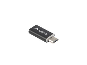 foto de ADAPTADOR LANBERG USB 2.0 TIPO-C F-MICRO-B MACHO NEGRO