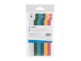 foto de TIRAS DE VELCRO LANBERG PACK 12 UDS 12MMX15CM MULTICOLOR