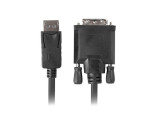 foto de CABLE DISPLAYPORT LANBERG MACHO/DVI-D MACHO 24+1 1.8M NEGRO