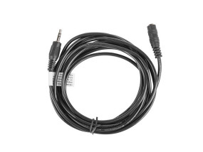foto de CABLE ESTEREO LANBERG JACK 3.5 MM MACHO/JACK 3.5MM HEMBRA 3M NEGRO