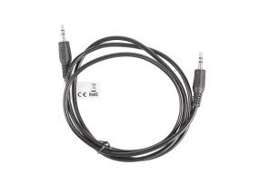 foto de CABLE ESTEREO LANBERG JACK 3.5MM MACHO/JACK 3.5MM MACHO 1.2M NEGRO