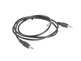 foto de CABLE ESTEREO LANBERG JACK 3.5MM MACHO/JACK 3.5MM MACHO 1.2M NEGRO