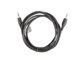 foto de CABLE ESTEREO LANBERG JACK 3.5MM MACHO/JACK 3.5MM MACHO 2M NEGRO