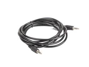 foto de CABLE ESTEREO LANBERG JACK 3.5MM MACHO/JACK 3.5MM MACHO 2M NEGRO
