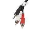 foto de CABLE ESTEREO LANBERG JACK 3.5MM/2X RCA MACHO 2M