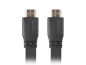 foto de CABLE HDMI LANBERG MACHO/MACHO V2.0 4K PLANO 1.8M NEGRO