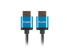 foto de CABLE HDMI LANBERG MACHO/MACHO V2.0 4K SLIM 1M NEGRO
