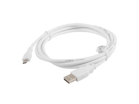 foto de CABLE USB LANBERG 2.0 MACHO/MICRO USB MACHO 1.8M BLANCO