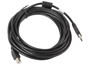 foto de CABLE IMPRESORA LANBERG USB MACHO/USB MACHO FERRITA 5M NEGRO