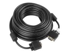 foto de CABLE VGA LANBERG MACHO/MACHO FERRITA 15M NEGRO
