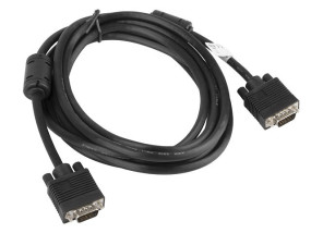 foto de Lanberg CA-VGAC-10CC-0030-B cable VGA 3 m VGA (D-Sub) Negro