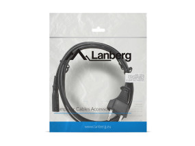 foto de CABLE DE ALIMENTACION LANBERG OCHO CEE 7/16 A IEC320 C7 1.8M