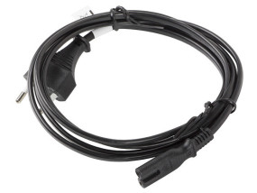 foto de CABLE DE ALIMENTACION LANBERG OCHO CEE 7/16 A IEC320 C7 1.8M