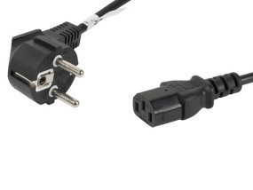 foto de CABLE DE ALIMENTACION LANBERG SCHUKO CEE 7/7 A IEC320 C13 1.8M