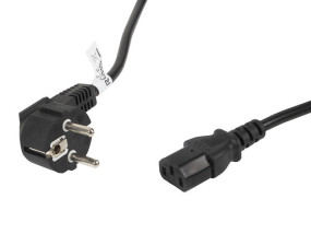 foto de CABLE DE ALIMENTACION LANBERG SCHUKO CEE 7/7 A IEC320 C13 10M