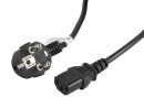 foto de CABLE DE ALIMENTACION LANBERG SCHUKO CEE 7/7 A IEC320 C13 3M