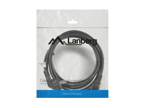 foto de CABLE DE ALIMENTACION LANBERG SCHUKO CEE 7/7 A IEC320 C13 5M