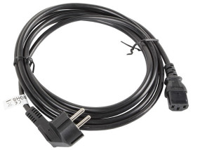 foto de CABLE DE ALIMENTACION LANBERG SCHUKO CEE 7/7 A IEC320 C13 5M