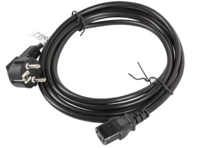 foto de CABLE DE ALIMENTACION LANBERG SCHUKO CEE 7/7 A IEC320 C13 5M