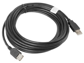 foto de CABLE ALARGADOR LANBERG USB 2.0 MACHO HEMBRA 5M NEGRO