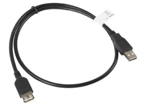foto de CABLE ALARGADOR LANBERG USB 2.0 MACHO HEMBRA 0.7M NEGRO
