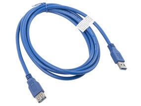 foto de CABLE ALARGADOR LANBERG USB 3.0 MACHO HEMBRA 1.8M AZUL