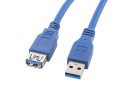 foto de CABLE ALARGADOR LANBERG USB 3.0 MACHO HEMBRA 1.8M AZUL