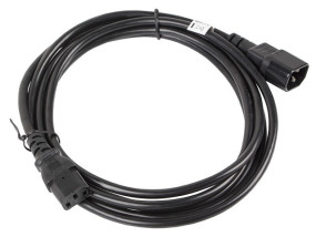 foto de CABLE ALARGADOR LANBERG ALIMENTACION CPU IEC320 C13 H/IEC320 C14 M VDE 3M