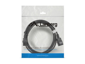 foto de CABLE ALARGADOR LANBERG ALIMENTACION CPU IEC320 C13 H/IEC320 C14 M VDE 3M