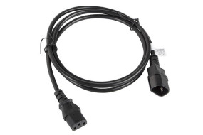 foto de CABLE ALARGADOR LANBERG ALIMENTACION CPU IEC320 C13 H/IEC320 C14 M VDE 1.8M