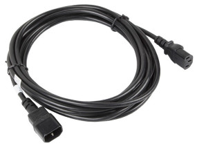 foto de CABLE ALARGADOR LANBERG ALIMENTACION CPU IEC320 C13 H/IEC320 C14 M VDE 5M