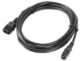 foto de CABLE ALARGADOR LANBERG ALIMENTACION CPU IEC320 C13 H/IEC320 C14 M VDE 5M