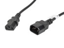 foto de CABLE ALARGADOR LANBERG ALIMENTACION CPU IEC320 C13 H/IEC320 C14 M VDE 5M