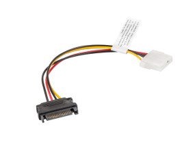 foto de CABLE ALIMENTACION LANBERG MOLEX HEMBRA/SATA MACHO 15CM