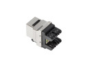 foto de CONECTOR KEYSTONE LANBERG CAT.6 FTP RJ45 180 GRADOS