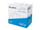 foto de BOBINA CABLE RED LANBERG UTP RJ45 1GB/S SOLIDO CCA AWG23 305M  GRIS