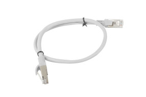 foto de CABLE RED LANBERG LATIGUILLO CAT.5E UTP 0.5M GRIS FLUKE PASSED