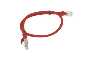 foto de CABLE RED LANBERG LATIGUILLO CAT.6 UTP 0.5M ROJO FLUKE  PASSED