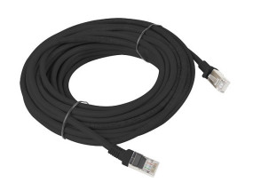 foto de CABLE RED LANBERG LATIGUILLO CAT.6 UTP 10M NEGRO FLUKE  PASSED