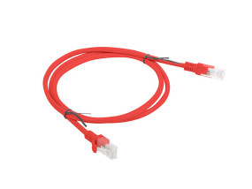 foto de CABLE RED LANBERG LATIGUILLO CAT.6 UTP 1M ROJO FLUKE PASSED