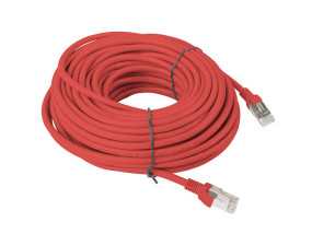 foto de CABLE RED LANBERG LATIGUILLO CAT.6 UTP 20M ROJO FLUKE  PASSED