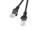 foto de CABLE RED LANBERG LATIGUILLO CAT.6 UTP 2M NEGRO FLUKE  PASSED