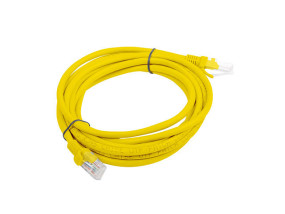 foto de CABLE RED LANBERG LATIGUILLO CAT.6 UTP 3M AMARILLO FLUKE  PASSED