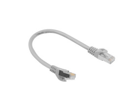 foto de CABLE RED LANBERG LATIGUILLO CAT.6 FTP 0.25M GRIS FLUKE PASSED