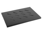foto de BANDEJA FIJA LANBERG 1U 496X280 MM HASTA 120 KG RACK DE 19 NEGRO