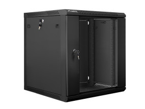 foto de ARMARIO LANBERG MURAL RACK 10 12U 600X600 FLAT PACK NEGRO