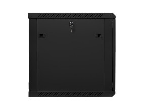 foto de ARMARIO LANBERG MURAL RACK 10 12U 600X600 FLAT PACK NEGRO