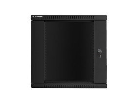 foto de ARMARIO LANBERG MURAL RACK 10 12U 600X600 FLAT PACK NEGRO